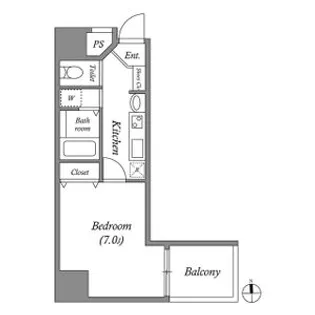 レジデンス名古屋千代田【2階】の間取り