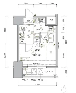 RELUXIA品川西大井【10階】の間取り