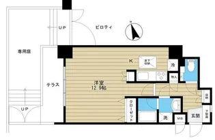 エクセレンス目白【1階】の間取り