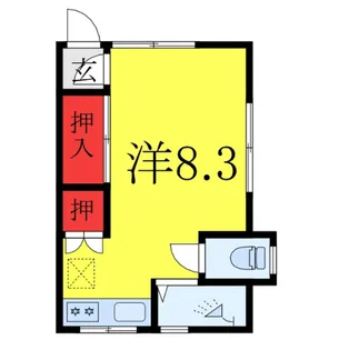 永石ハウス【1階】の間取り