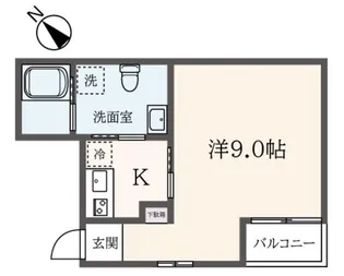 ar厚木旭町EAST【3階】の間取り
