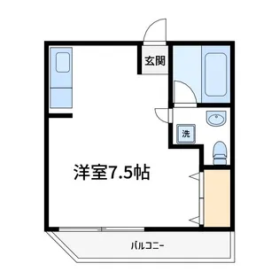 品田ハイツ【1階】の間取り