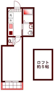 レイディアンス寺谷【1階】の間取り