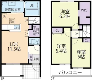 Prelude(プレリュード) Cの間取り