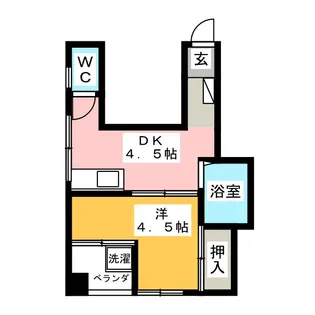 フレンドリィ小柴屋ビル【5階】の間取り