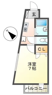 半澤ビル【6階】の間取り