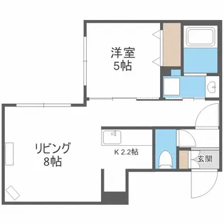 ガーデンクォーツII【2階】の間取り