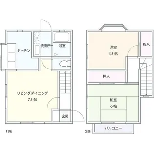 セゾン弥生台の間取り