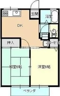 シティハイムセンチュリーII【2階】の間取り