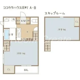 ココカラハウス沖洲【1階】の間取り