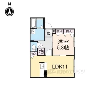 アガーペかなはし【2階】の間取り
