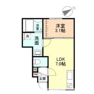 グレースセゾン【1階】の間取り