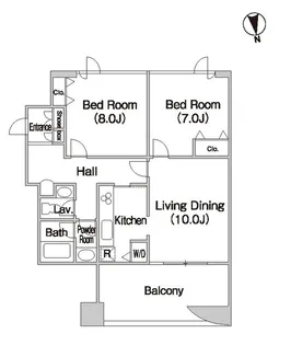 テラス日新【13階】の間取り