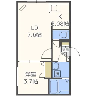 ORFESTA S8【3階】の間取り