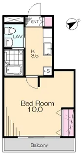 アパートメントありがとう【2階】の間取り