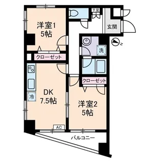 コート高橋【2階】の間取り