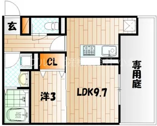 ザ レジデンスBONJONO EAST【2階】の間取り