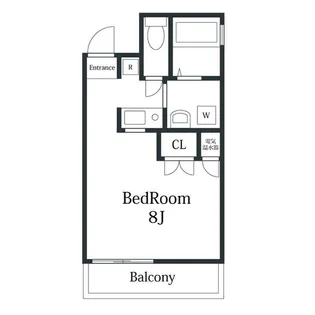 アンリシェール橋本【2階】の間取り
