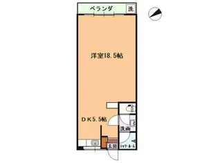 THE BALE 幸町【4階】の間取り