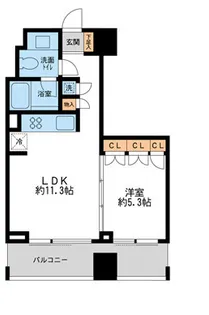 プロスペクトKALON三ノ輪【12階】の間取り