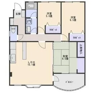 コスモス27前橋【2階】の間取り