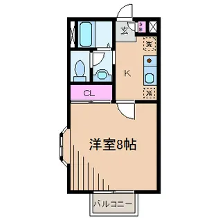 ガーデンヒルズ日吉イースト【1階】の間取り