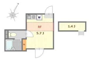 サザンロード新小岩【3階】の間取り
