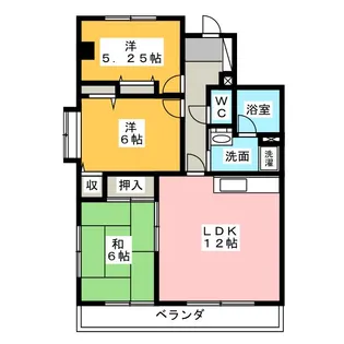 スターバレー星谷【2階】の間取り