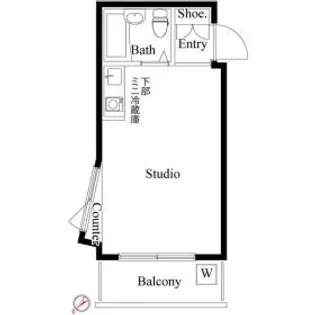 国立ヒルズ【3階】の間取り