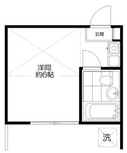ペアパレス経堂【1階】の間取り