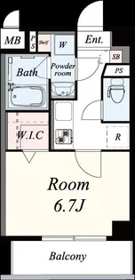 カーサみなみ【2階】の間取り