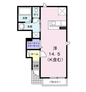 プリムロ-ズIII【1階】の間取り