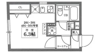 COCOCUBE井草【2階】の間取り