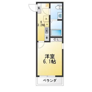 Linea K.B.【1階】の間取り