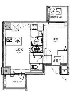 S RESIDENCE両国serea【2階】の間取り