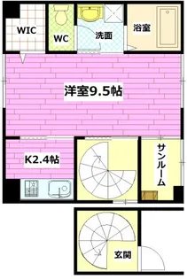 グランドール コルソ A棟【2階】の間取り