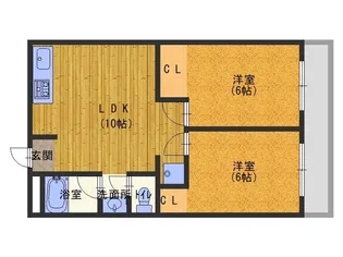 グランクレスト【2階】の間取り