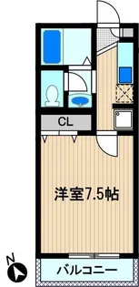 メルベージュ新川崎【2階】の間取り