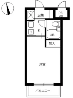 スカイコート池袋第5【1階】の間取り