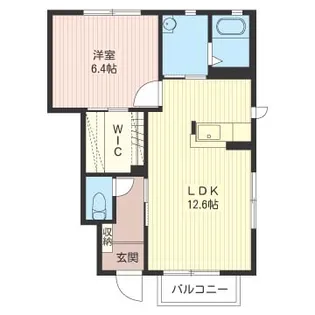 ルミエールB【1階】の間取り