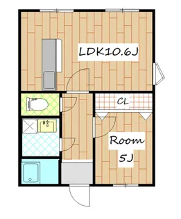 エルシード【3階】の間取り