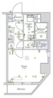 スカイコートグランデ木場【4階】の間取り