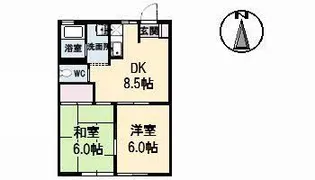 ヴィレッジ高島 A棟【1階】の間取り