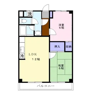 加美平福富マンション【2階】の間取り