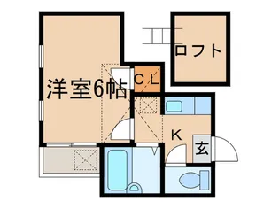 ノベル地行【1階】の間取り