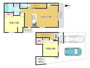 HEBEL MAISON 紫野の間取り