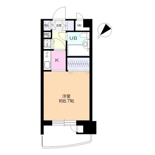 ライオンズマンション盛岡内丸【6階】の間取り