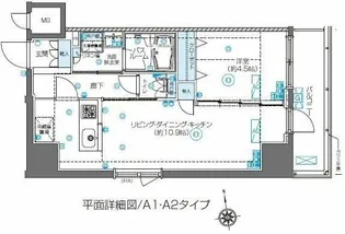 ZOOM東新宿【3階】の間取り