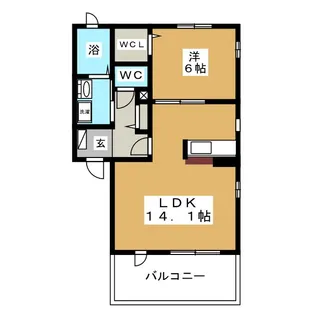 Refisia【1階】の間取り