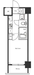 SQUARE渋谷【6階】の間取り